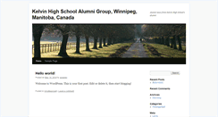 Desktop Screenshot of kelvinalumni.com